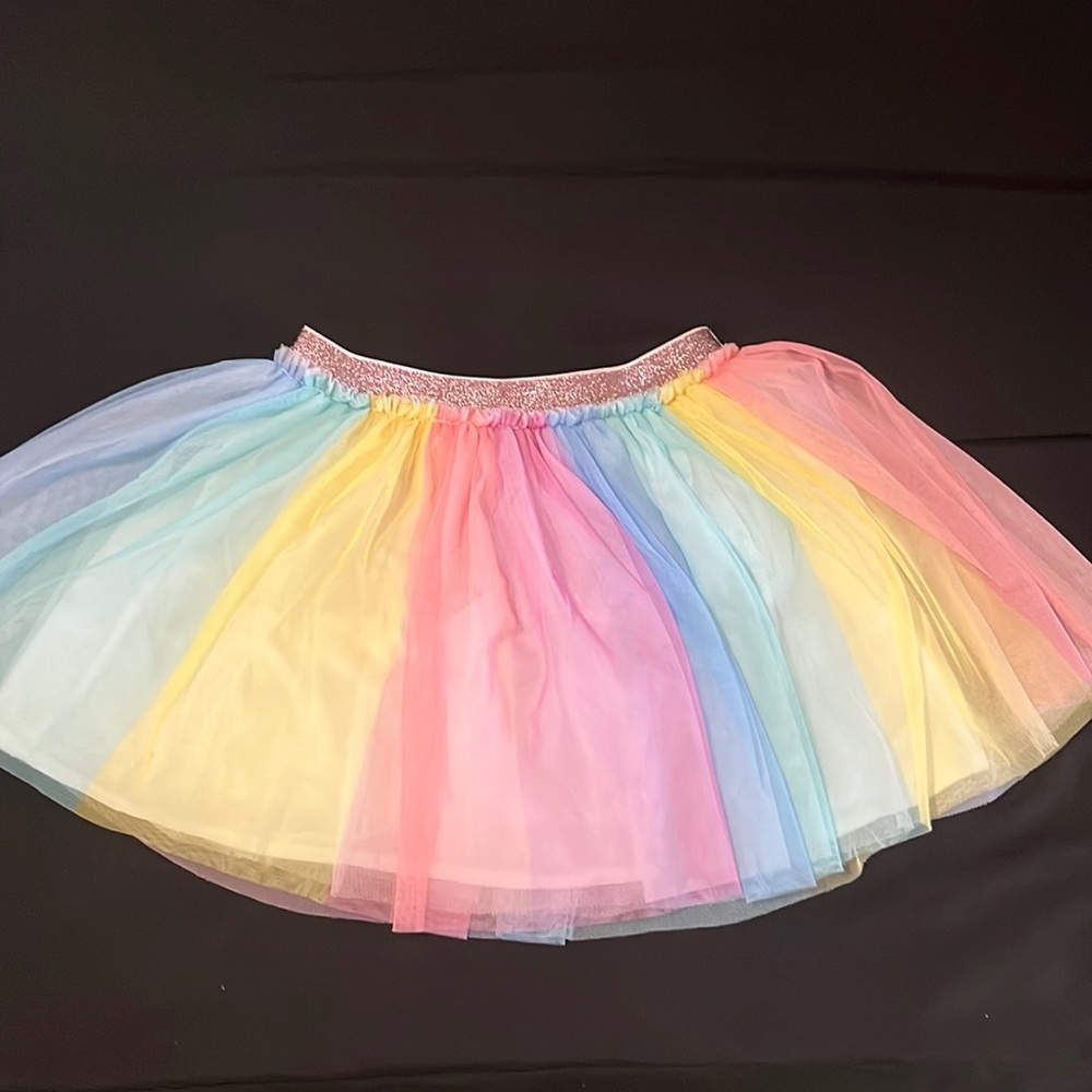 Girl’s Rainbow Size 6 Tutu Style Skirt